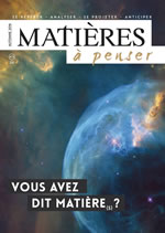 - Revue Matières à Penser n°3 : Vous avez dit Matière(s) ? Librairie Eklectic