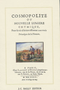 SENDIVOGIUS Michel Cosmopolite ou la Nouvelle Lumière Chymique (Le) (1723) Librairie Eklectic