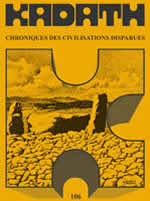 Collectif Kadath, chronique des civilisations disparues n °106, Année 2010 - Revue Librairie Eklectic