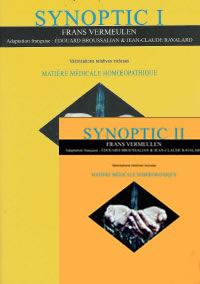 VERMEULEN Frans (adapt. Edouard BROUSSALIAN) Synoptic I + II. Matière médicale - Les 2 volumes Librairie Eklectic