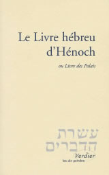 Anonyme Le livre hébreu d´Hénoch, ou Livre des palais (trad. Mopsik) Librairie Eklectic