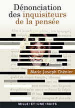 CHENIER Marie-Joseph Dénonciation des inquisiteurs de la pensée Librairie Eklectic