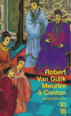 VAN GULIK Robert Meurtre à Canton - roman policier chinois Librairie Eklectic