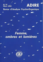 Collectif Femme, ombres et lumiÃ¨res - Revue Adire nÂ°18 Librairie Eklectic
