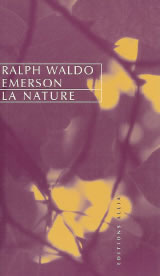 EMERSON Ralph Waldo La Nature Librairie Eklectic