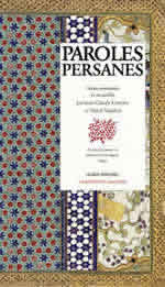 CARRIERE Jean-Claude &TAJADOD Nahal Paroles persanes Librairie Eklectic