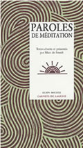 Collectif Paroles de méditation Librairie Eklectic