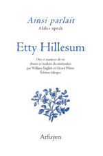 HILLESUM Etty Ainsi parlait Etty Hillesum Librairie Eklectic