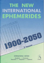 - Ã©phÃ©mÃ©rides (New International) 1900-2050 (zÃ©ro heure) Librairie Eklectic