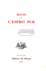 Anonyme Règne de l´Esprit pur (1896) Librairie Eklectic