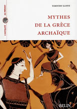 GANTZ Timothy Mythes de la Grèce archaïque Librairie Eklectic
