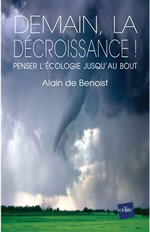 BENOIST Alain de Demain la décroissance Librairie Eklectic