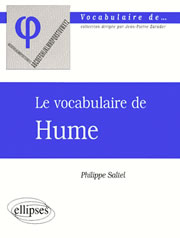 SALTEL Philippe Vocabulaire de Hume (2ème édition) Librairie Eklectic