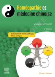 HEMOND Vivien Homéopathie et médecine chinoise (édition 2023)  Librairie Eklectic