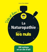 MERET Anne-Claire & NARBONI Anne-Marie La naturopathie vite et bien pour les nuls  Librairie Eklectic