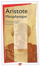 ARISTOTE Métaphysique. Nouvelle traduction de Marie-Paule Duminil et Annick Jaulin Librairie Eklectic
