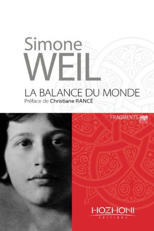 WEIL Simone La balance du monde Librairie Eklectic