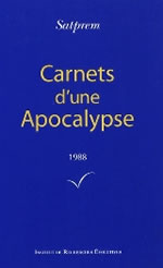 SATPREM Carnets d´une Apocalypse - Tome 8 : 1988 Librairie Eklectic