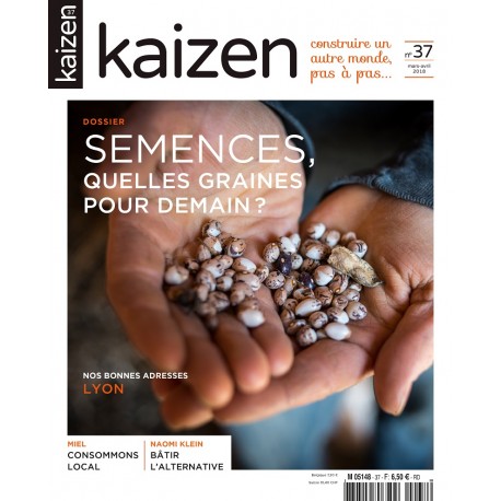 Collectif Revue Kaizen n° 37 : Semences, quelles graines pour demain Librairie Eklectic