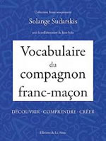 SUDARSKIS Solange Vocabulaire du compagnon franc-maçon Librairie Eklectic