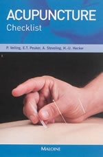 VELLING P. (dir.) Acupuncture, checklist Librairie Eklectic