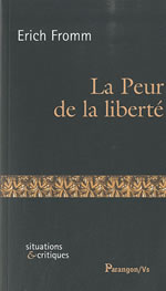 FROMM Erich La peur de la libertÃ© Librairie Eklectic