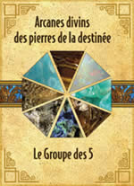 GROUPE DES 5 (Le) Jeu - Arcanes divins des pierres de la destinée  Librairie Eklectic