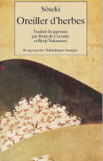 SOSEKI Natsumé Oreiller d´herbes Librairie Eklectic