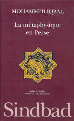 IQBAL Mohammed Métaphysique en Perse (La) Librairie Eklectic
