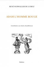 SCHWALLER DE LUBICZ R.A. Adam l´homme rouge  Librairie Eklectic