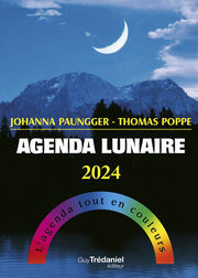 PAUNGGER Johanna & POPPE Thomas Agenda lunaire 2024, l´agenda en couleurs Librairie Eklectic