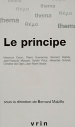 MABILLE Bernard (dir.) Principe (Le) Librairie Eklectic
