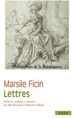 FICIN Marcile Lettres. Choix préfacé, traduit et annoté Librairie Eklectic